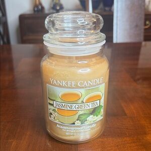 Yankee Candle Large Jar 110-150 hrs 22 oz JASMINE GREEN TEA New